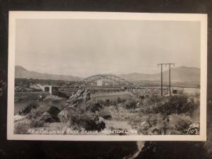 Mint USA Real Picture Postcard New Columbia River Bridge Artist Autograph