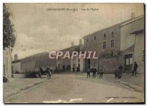 Old Postcard Lenoncourts de l & # 39Eglise