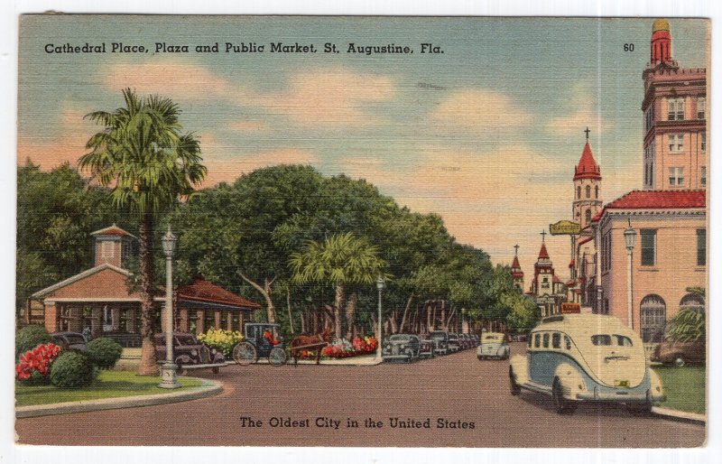 St. Augustine, Fla., Cathedral Place, Plaza and Public Market