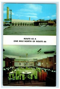 1982 Richard's Restaurant & Lounge Berwyn IL, One Mile North Route 66 Postcard