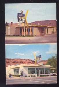 SAINT ST. GEORGE UTAH SUGAR LOAF CAFÉ RESTAURANT CEDAR CITY VINTAGE POSTCARD