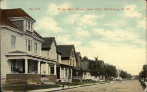 Wellsburg WV North Main From 16th c1910 Postcard