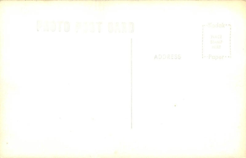 Postcard RPPC 1950s Michigan Cross Village Legs Inn Interior MI24-411