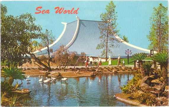 Sea World's Chicken of the Sea Theater, San Diego?, California, CA, 1967 Chrome