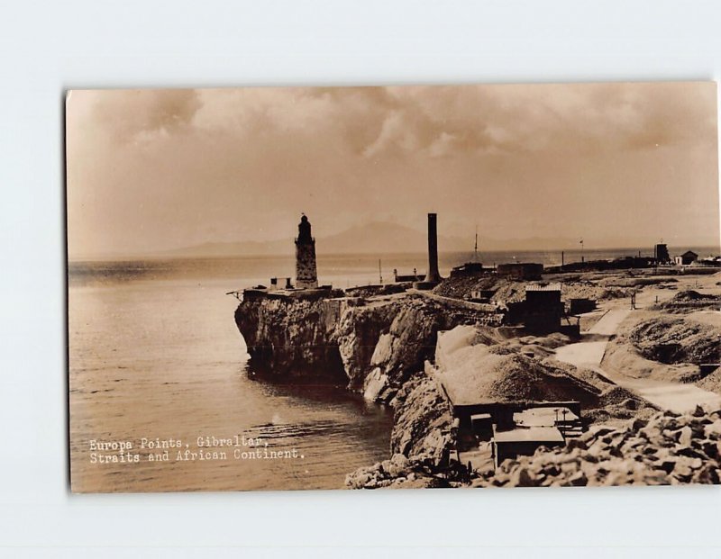Postcard Europa Points Gibraltar British Overseas Territory