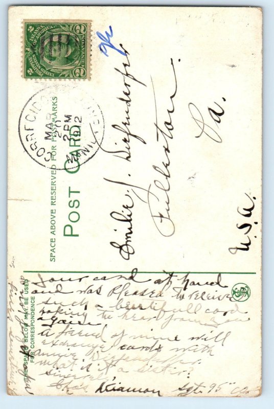 Taytay Rizal Province Philippines Postcard Typical Filipino Village 1912