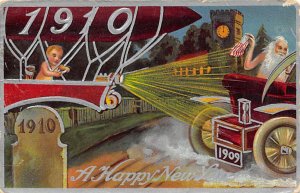 Happy New Year Year Date 1910 Postcard