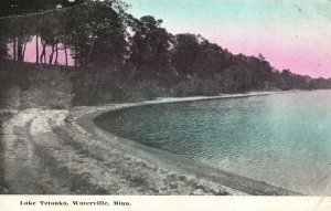 Vintage Postcard 1911 View of The Lake Tetonka Waterville Minnesota MN