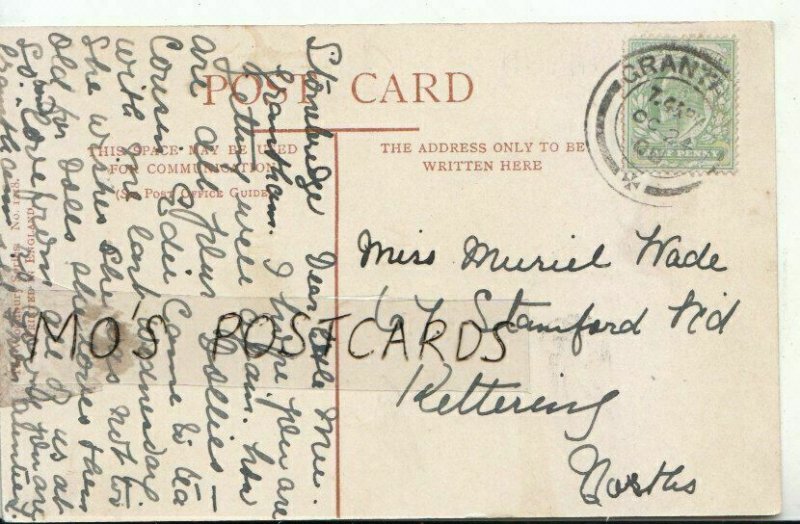 Genealogy Postcard - Wade - 67 Stamford Road - Kettering - Northants - Ref 7868A