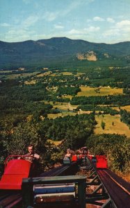 New Hampshire NH, Moat Mountain, Mt. Cranmore Skimobiles, Vintage Postcard