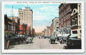 Chattanooga Tennessee~Market Street~Discount Shoe Store~Fischer Bro Co~1920s 