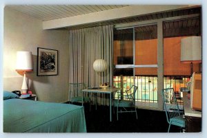 Hollywood California Postcard Imperial 400 Motel Sunset Boulevard 1960 Vintage