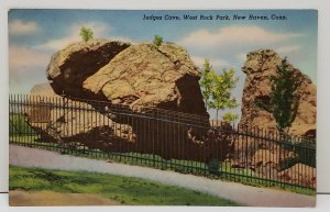 New Haven Connecticut Judges Cave West Rock Park Postcard B3