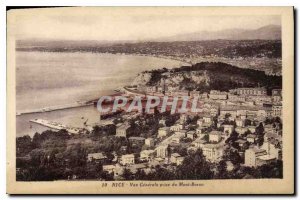 Nice Old Postcard General View from Mont Boron