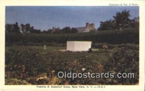 Hyde Park, New York, USA Franklin D Roosevelt 32nd USA President writing on b...