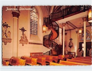 Postcard Stairway, Our Lady of Light Chapel, Santa Fe, New Mexico, USA