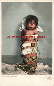 Native American Pima Indian Papoose, Detroit Photographic No 6091