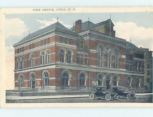 W-border POST OFFICE SCENE Utica New York NY AF1058