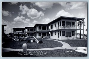 c1940's Anchorage Beach Colony Daytona Beach Florida FL RPPC Photo Postcard