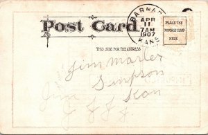 1907 Comic Postcard~Isaacs & Goldstine - Barnard, Kansas KC4