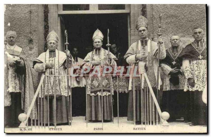 Old Postcard Evreux Paris Bayeux Delivrande