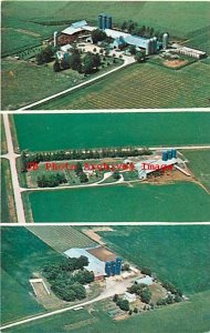 IA, Rolfe, Iowa, Simonson Farm Company, Aerial View, MultiView, Zenith No 29514C