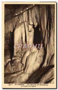 Old Postcard The Pyrenees The Betharram Caves Of The Window of the Sphinx