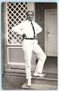 RPPC  IVAN PETROVICH Serbian Actor YUGOSLAVIA Famous Movie Star c1940s? Postcard