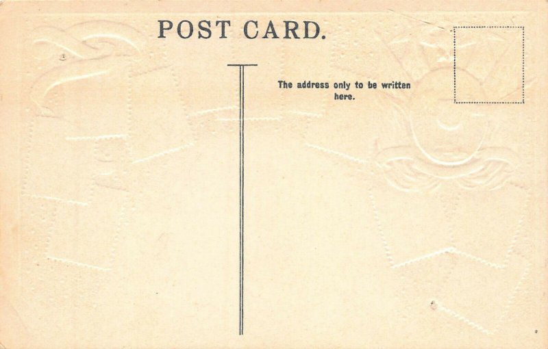 Transvaal Stamps on Early Embossed Postcard, Unused, Published by Ottmar Zieher