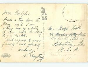 old rppc DIE PFALZ Kaub - Caub - Rhineland-Palatinate Germany HM2357