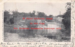 VT, Springfield, Vermont, Black River, Lower Falls, 1906 PM, No 2