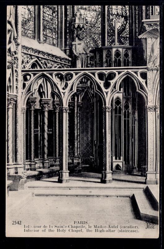 The High Altar,Interior of the hOly Chapel,Paris,France BIN