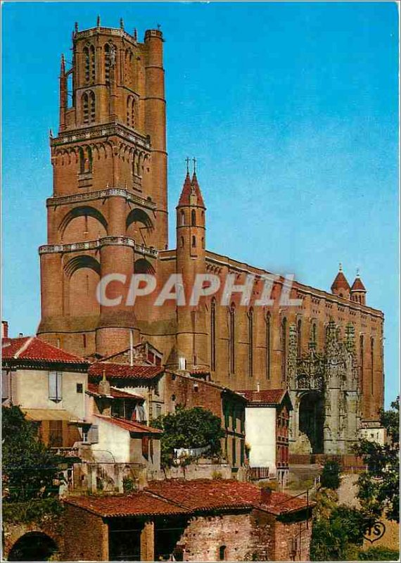 Modern Postcard Albi (Tarn) City of Art Tourist center Basilica Sainte Cecile...