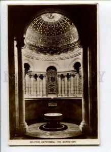 289296 UK Northern Ireland BELFAST cathedral Baptistery Vintage photo postcard