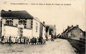 CPA VILLE-en-TARDENOIS-École de Filles, Entrée du Village par DORMANS (491540)