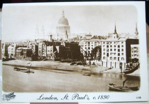 England London St Paul's c. 1890 - unposted damaged