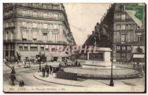 Old Postcard Paris Place des Victoires