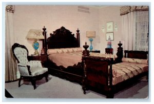 Mobile AL, Bellingrath Gardens Room Bed Chair Home Housing Vintage Postcard 