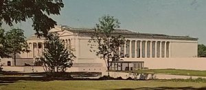 Postcard Albright Knox Art Gallery Elmwood Ave Buffalo NY 1975 Bicentennial 2561