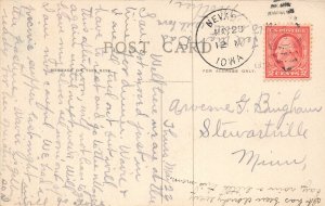 J19/ Nevada Iowa Postcard c1910 High School Building  39