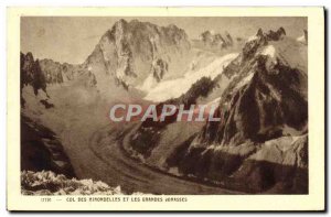 Old Postcard Col Des Mirondelles And Orandes Jorasses