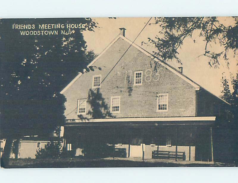 1920's FRIENDS MEETING HOUSE Woodstown - Near Glassboro New Jersey NJ H5755