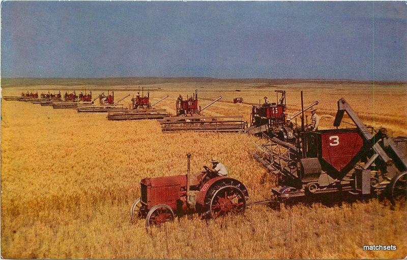 1950s Wheat Harvest Farming Agriculture Pendleton Oregon Roberts
