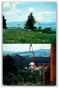 c1950's Belknap Mt. Recreation Area Laconia-Gilford NH Multiview Postcard