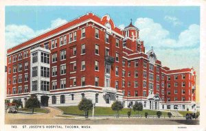 St Joseph's Hospital Tacoma Washington 1920s postcard