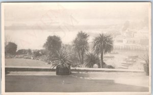 c1920s Torquay UK England RPPC Coastal Estate Harbor Victorian Boats Homes A9