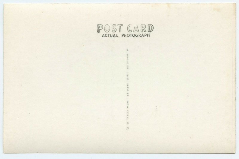 State House at Night Boston massachusetts RPPC