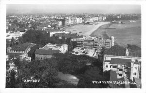 BR100288 bombay india real photo view from malbarhill