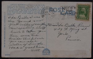 Washington, DC - Lincoln Memorial - 1933