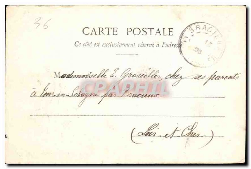 Postcard Chateauroux Old Church St Andre